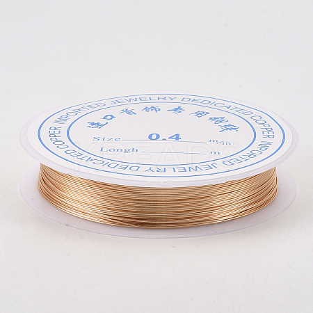 Round Copper Jewelry Wire X-CWIR-Q006-0.7mm-KC-1