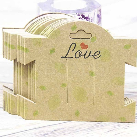 Kraft Paper Disply Cards CDIS-WH0024-05G-1