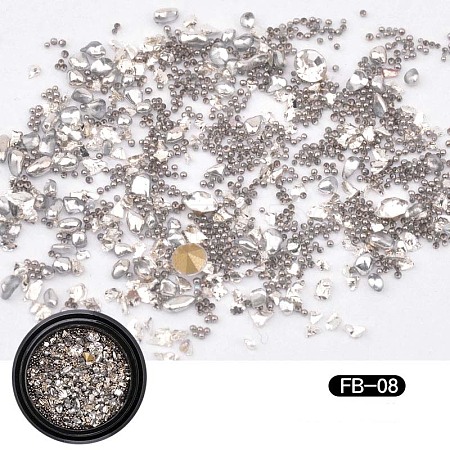 Glass Rhinestone Cabochons MRMJ-Q033-019H-1