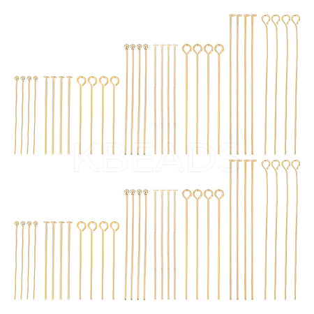304 Stainless Steel Head Pins & Eye Pins & Ball Head Pins STAS-UN0002-55G-1