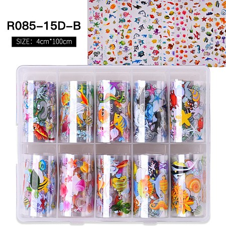 Nail Art Transfer Stickers MRMJ-R085-15D-B-1