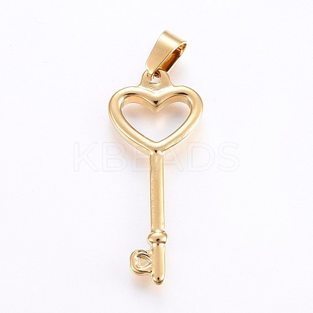 304 Stainless Steel Pendants STAS-H458-16G-1