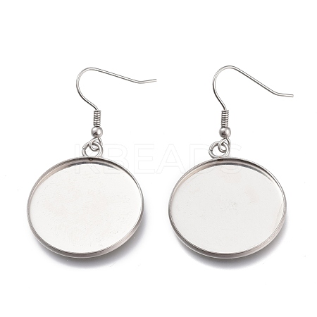 Tarnish Resistant 304 Stainless Steel Earring Hooks STAS-H114-01P-1