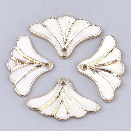 Electroplate Freshwater Shell Pendants SHEL-T012-04-1