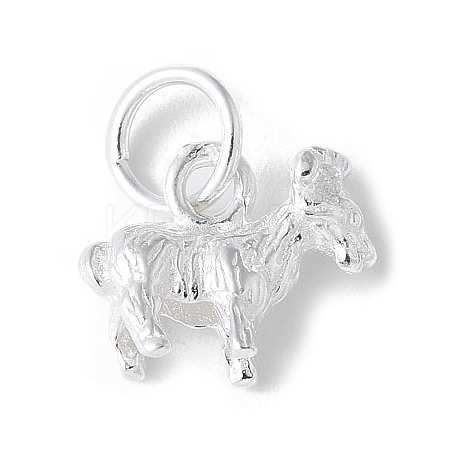 925 Sterling Silver 3D Chinese Zodiac Charms STER-P066-01S-08-1