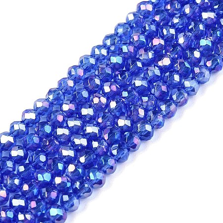 Electroplate Glass Beads Strands LS-EGLA-A044-T2mm-B31-1