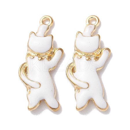 Alloy Enamel Pendants ENAM-O001-08J-G-1