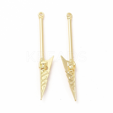 Rack Plating Alloy Big Pendants LS-PALLOY-E025-10G-1