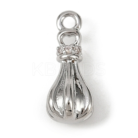 Brass Pave Clear Cubic Zirconia Pendants LS-KK-L238-25P-1