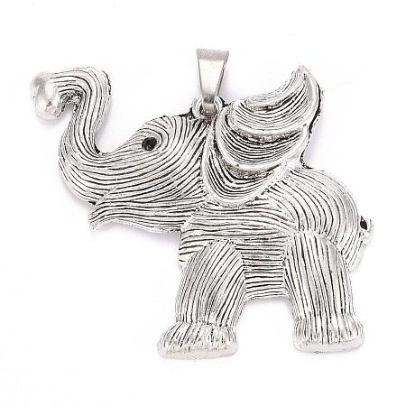 Tibetan Style Alloy Big Pendants PALLOY-I206-01AS-1