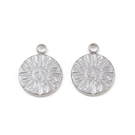 304 Stainless Steel Pendants LS-STAS-I363-09P-1