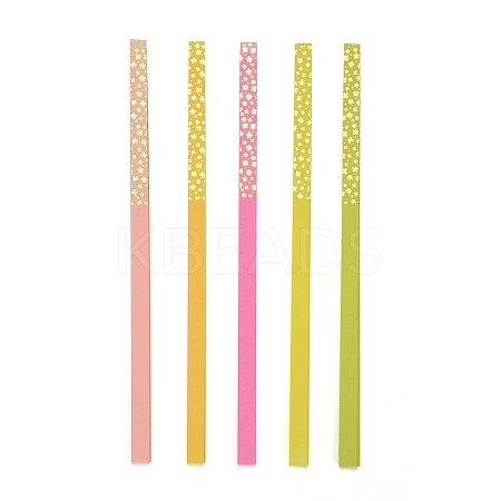 Luminous Lucky Star Origami Paper DIY-WH0011-E01-1
