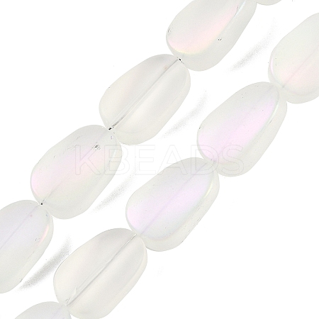 Electroplate Glass Beads Strands EGLA-C009-01B-HR02-1