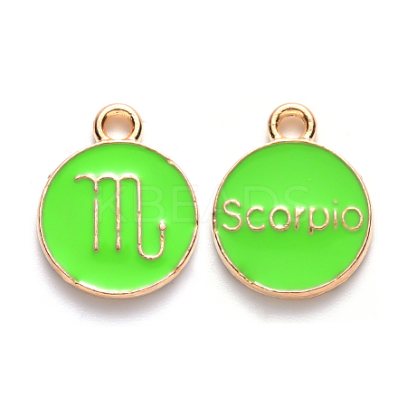 Alloy Enamel Pendants LS-ENAM-S124-01A-06L-1