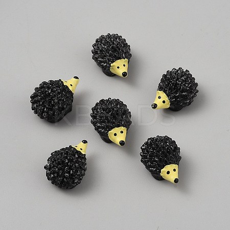 Resin Hedgehog Miniature Ornaments AJEW-WH0606-68A-1