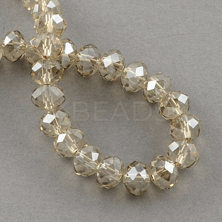 Electroplate Glass Bead Strands EGLA-S096-2mm-05-1