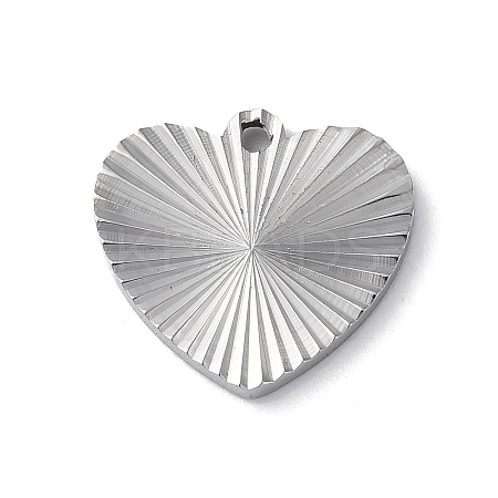 Non-Tarnish 304 Stainless Steel Pendants STAS-D025-01P-02-1