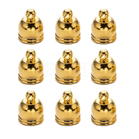 Brass Cord Ends KK-D217-10x8-G-1