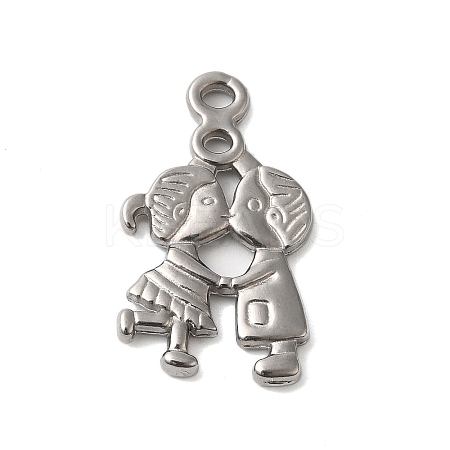 Non-Tarnish 304 Stainless Steel Pendants STAS-N103-75P-1