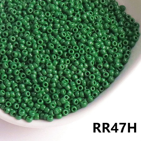 Opaque 8/0 Glass Seed Beads SEED-I013-3mm-RR47H-1