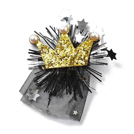 New Year's party Iron Hair Clip LS-OHAR-R102-01G-1