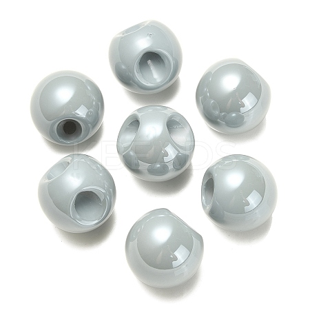 Opaque Acrylic Beads OACR-G012-01I-1