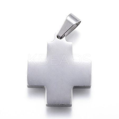 Non-Tarnish 304 Stainless Steel Pendants LS-STAS-G124-17P-1