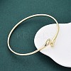 Alloy Arm Cuff Bangles Girl Women AJEW-A063-02G-2