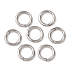 Tarnish Resistant 304 Stainless Steel Open Jump Rings X-STAS-Q186-02-5x0.8mm-1