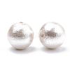 Compressed Cotton Pearl Beads WOVE-S114-10mm-11-1