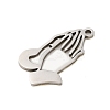Non-Tarnish 304 Stainless Steel Pendants STAS-S123-03P-01-2