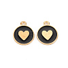 Alloy Enamel Pendants ENAM-S121-181B-2