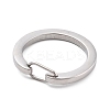 304 Stainless Steel Push Gate Snap Key Clasps STAS-B022-01P-02-2