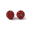 Polymer Clay Rhinestone Beads RB-N006-41-3