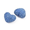 Heart Shaped Polymer Clay Rhinestone Beads CLAY-NH0002-02E-2