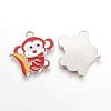 Alloy Enamel Pendants EA5857Y-1-2