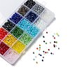 18 Colors Electroplate Glass Beads EGLA-X0006-03B-4mm-5