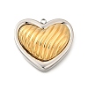 304 Stainless Steel Pendants STAS-M123-03I-PG01-1