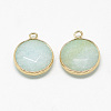 Natural Amazonite Pendants X-G-Q964-08G-2