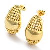 Oval Stud Earrings EJEW-G355-09G-1