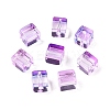 Baking Paint Transparent Glass Beads DGLA-N005-01A-07-2