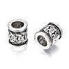 Tibetan Style Alloy European Beads X-TIBEB-N005-068-3