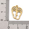 201 Stainless Steel Pendants STAS-U016-03G-3