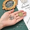 100Pcs 10 Styles Tibetan Style Alloy Spacer Beads TIBEB-YW0001-14-1-7