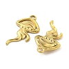 Ion Plating(IP) 304 Stainless Steel Pendant Rhinestone Settings STAS-K253-10G-2