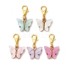 Acrylic Butterfly Pendant Decorations HJEW-JM04068-2