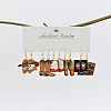 5 Pairs Halloween Alloy Enamel Dangle Earrings FS-WGBF0DA-02-1