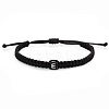 Cube with Letter Pattern Resin Beads Braided Bead Bracelets FS-WGC1D79-22-1