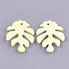 Painted Poplar Wood Pendants WOOD-S045-067A-2
