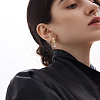 5Pairs Brass Hoop Earring Findings KK-ME0002-51-5